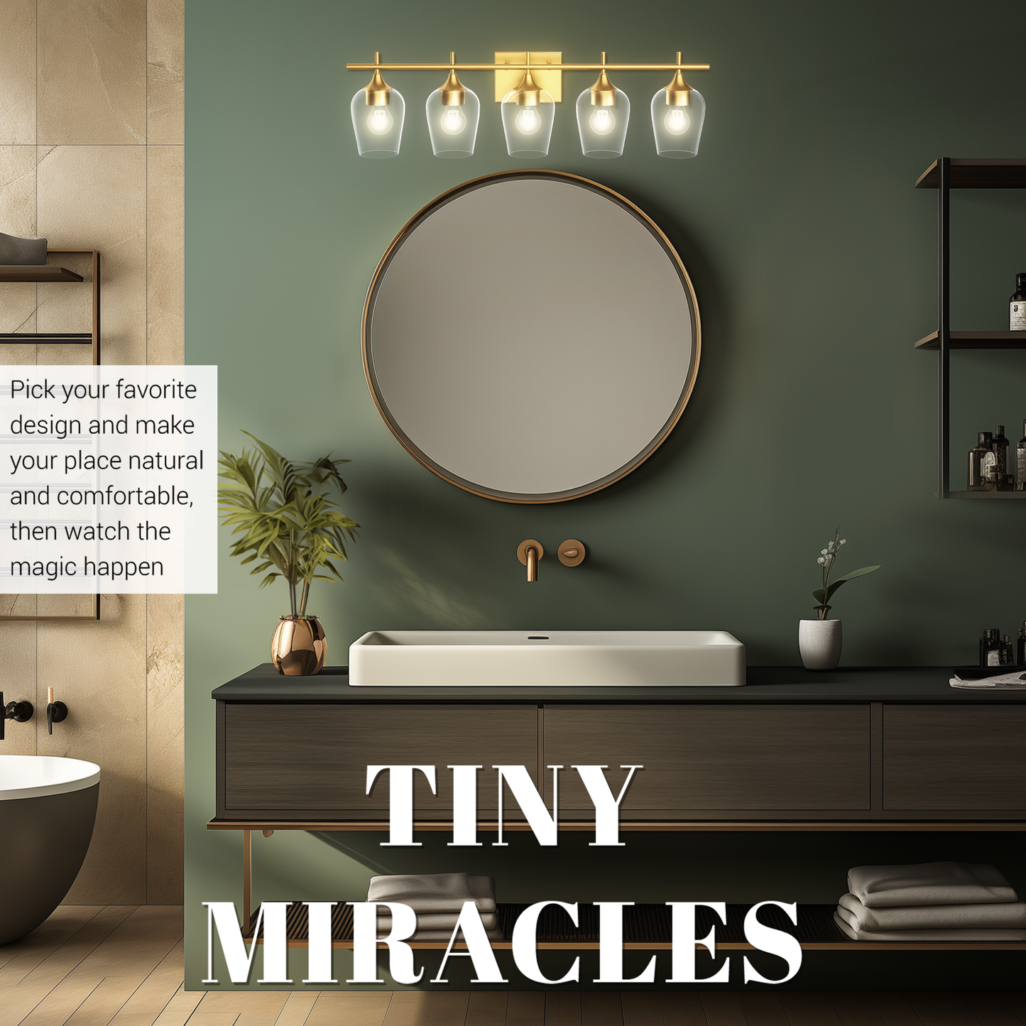 Aurelia 5-Light Vanity Light Fixture