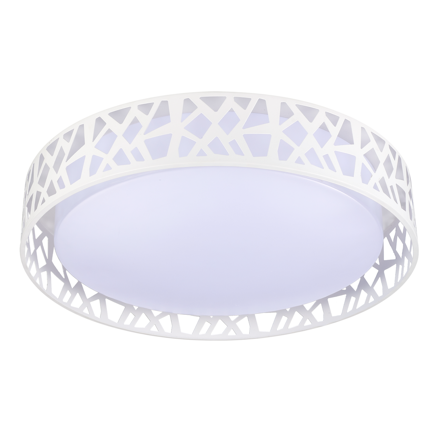 Hamilyeah 19" Dimmable Flush Mount Ceiling Light, 48W LED, Modern Fixture