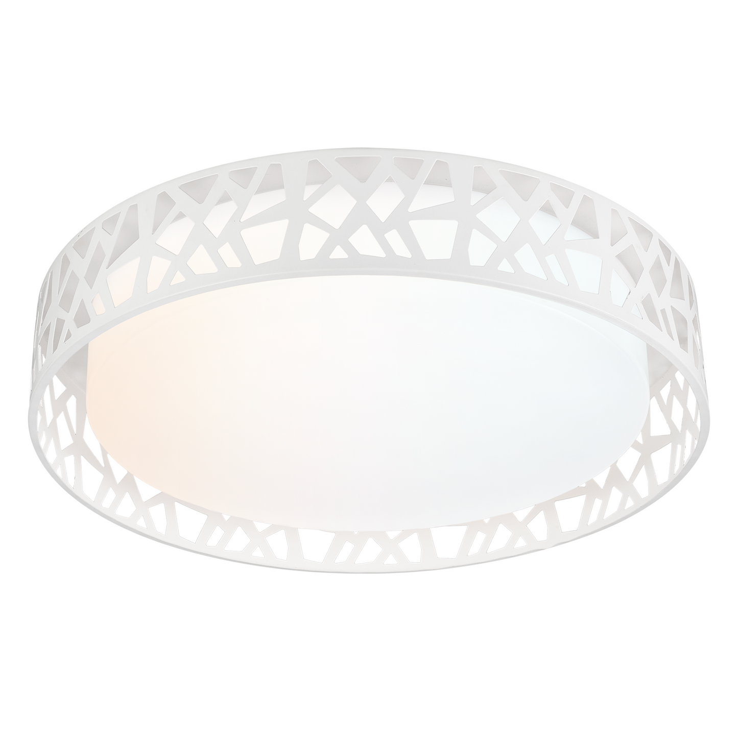 Hamilyeah 19" Dimmable Flush Mount Ceiling Light, 48W LED, Modern Fixture