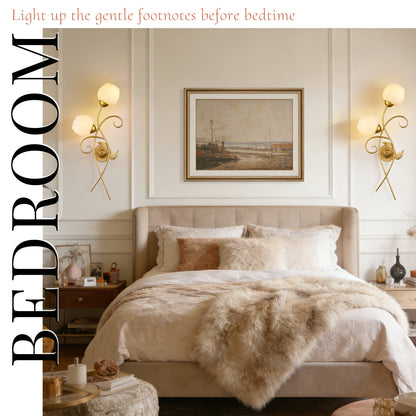Aurelia Gold 2-Light Vintage Wall Sconces
