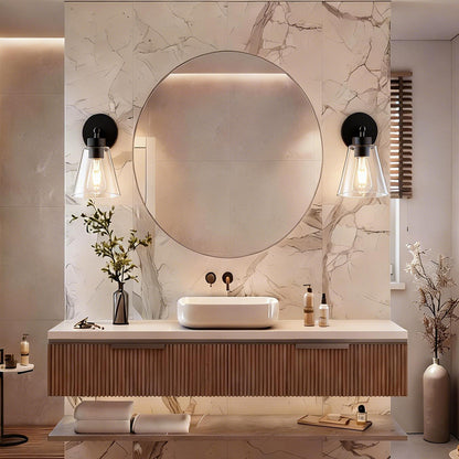 Noir Glass  wall sconces