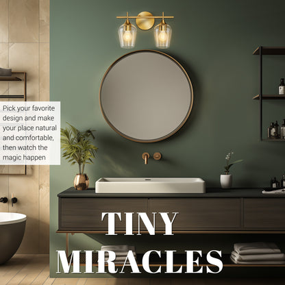 Aurelux 2 Light Vanity Light Fixture