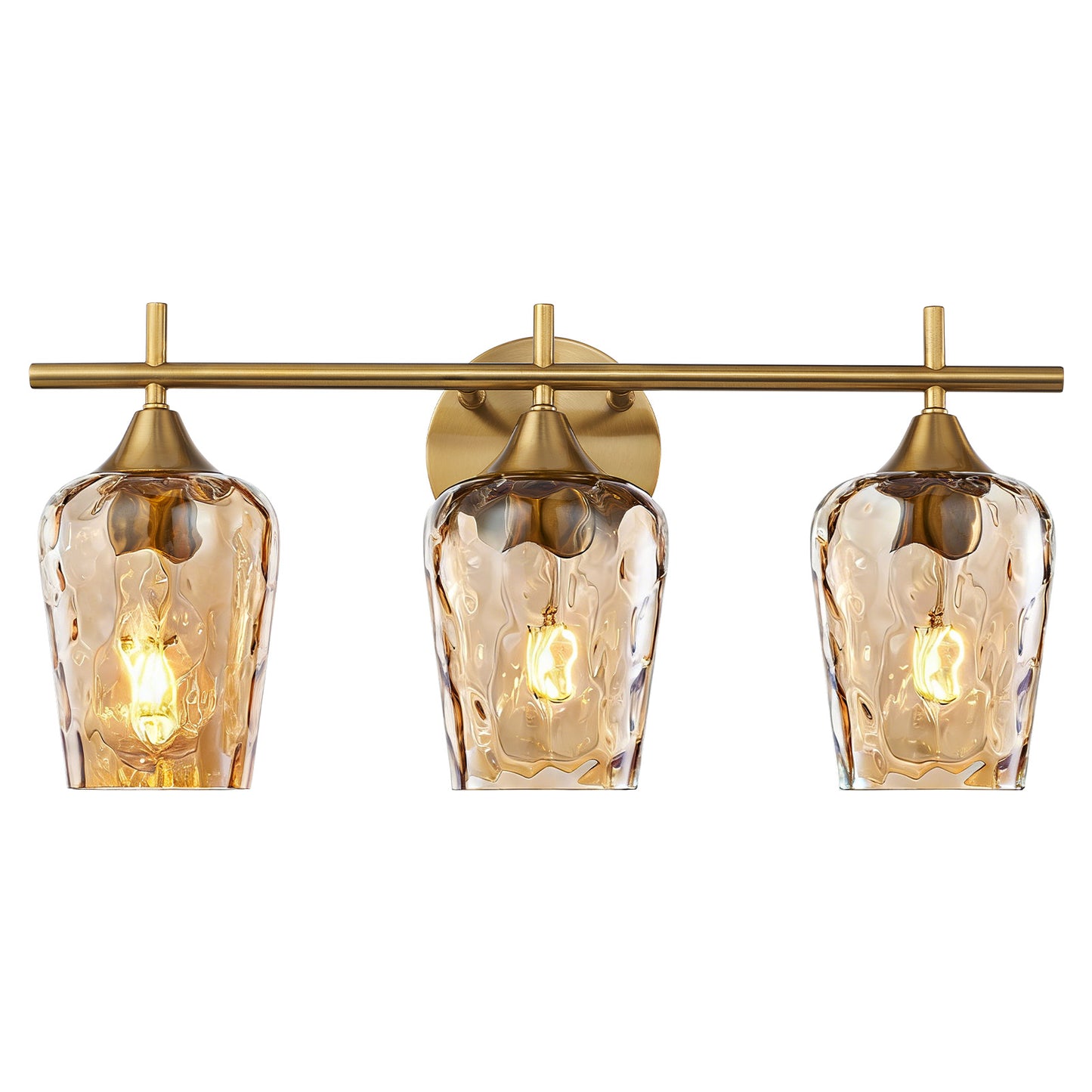 Aurelia 3-Light Brass Gold  Vanity Light