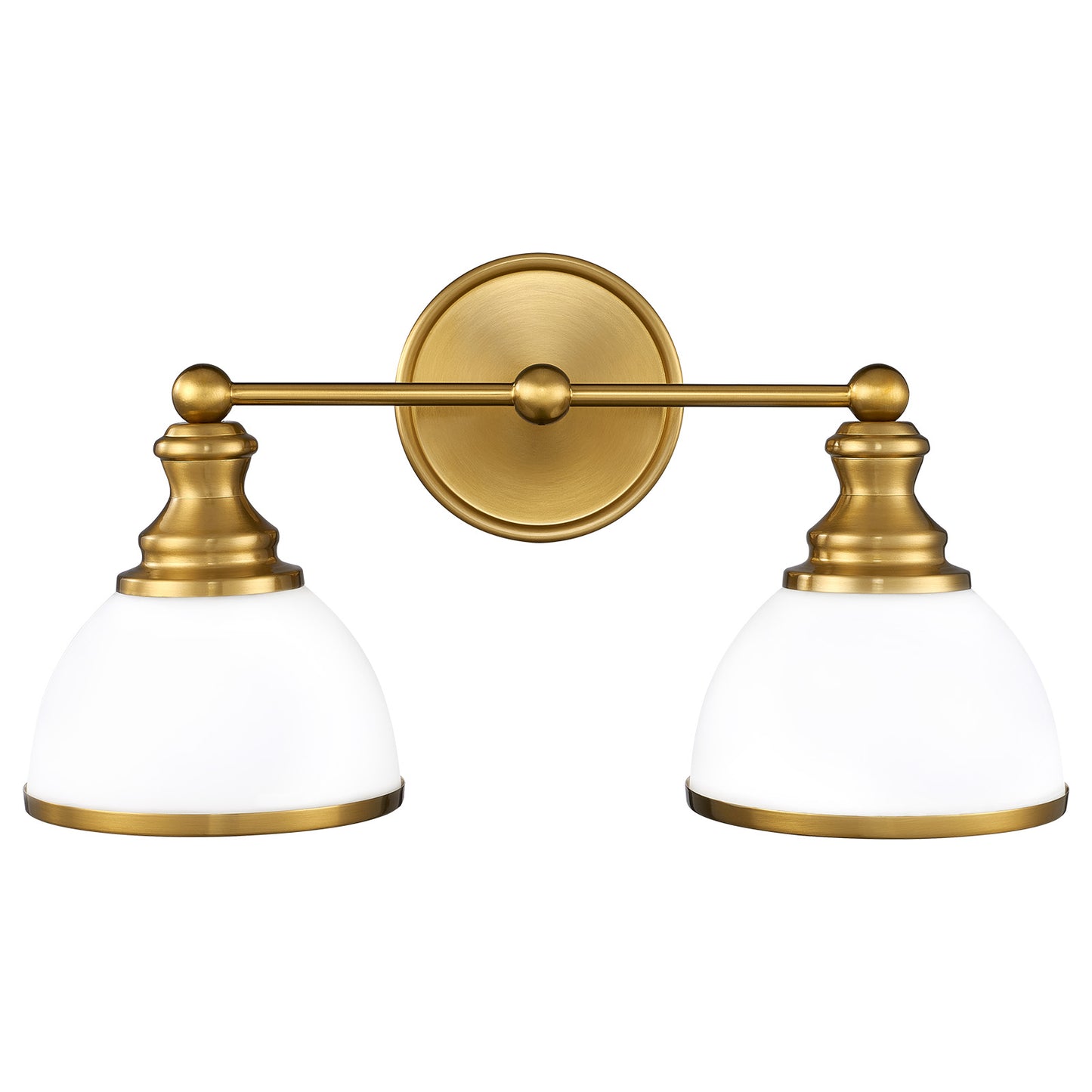 Aurelia 2-Light Gold Bathroom Vanity Light