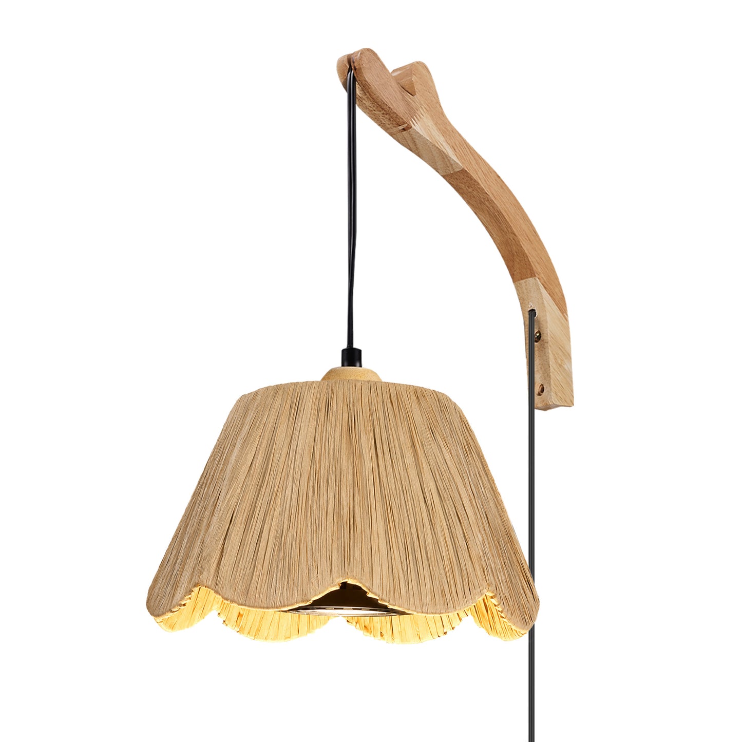 Aurelia Boho Hanging Grow Light Wall Sconce with 18W Bulb