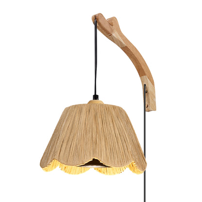 Aurelia Boho Hanging Grow Light Wall Sconce with 18W Bulb