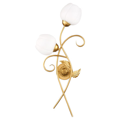 Aurelia Gold 2-Light Vintage Wall Sconces