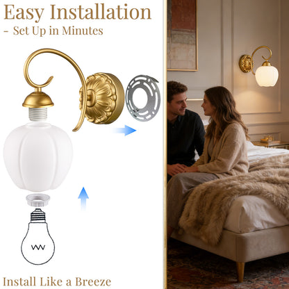 Aurelux Wall Sconces Set of 2