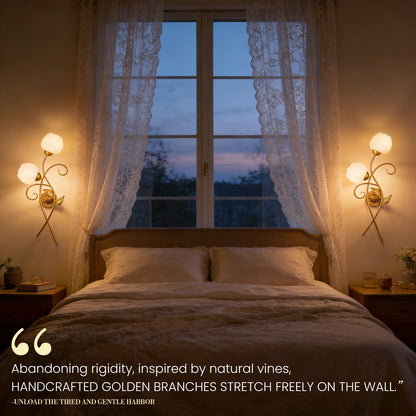 Aurelia Gold 2-Light Vintage Wall Sconces