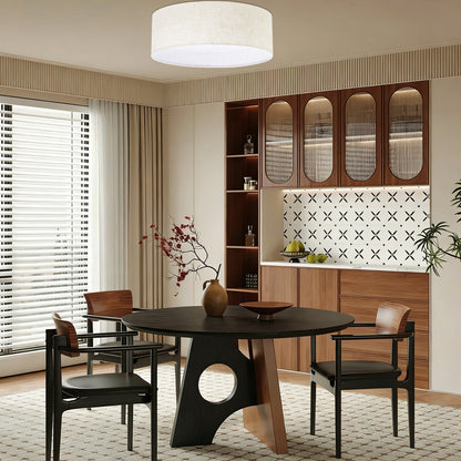 Aeris 10inch LED Flush Mount Ceiling Light with Fabric Shade 5CCT Dimmable