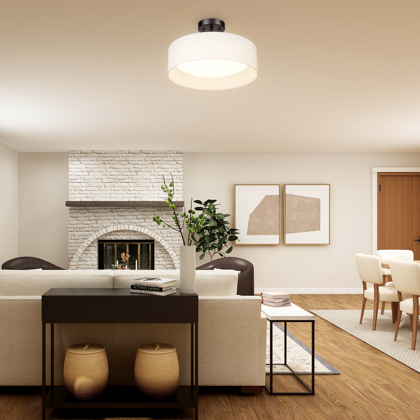 Aeris 15 inch 24W LED Flush Mount Ceiling Light