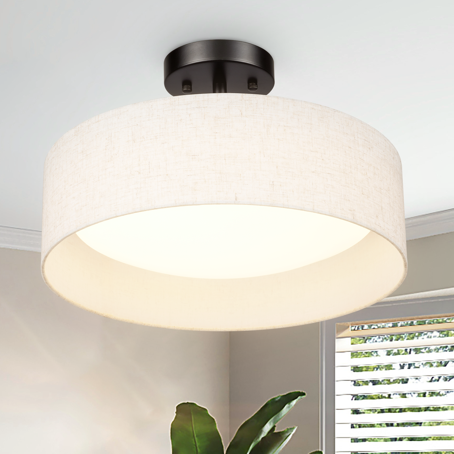 Aeris 15 inch 24W LED Flush Mount Ceiling Light