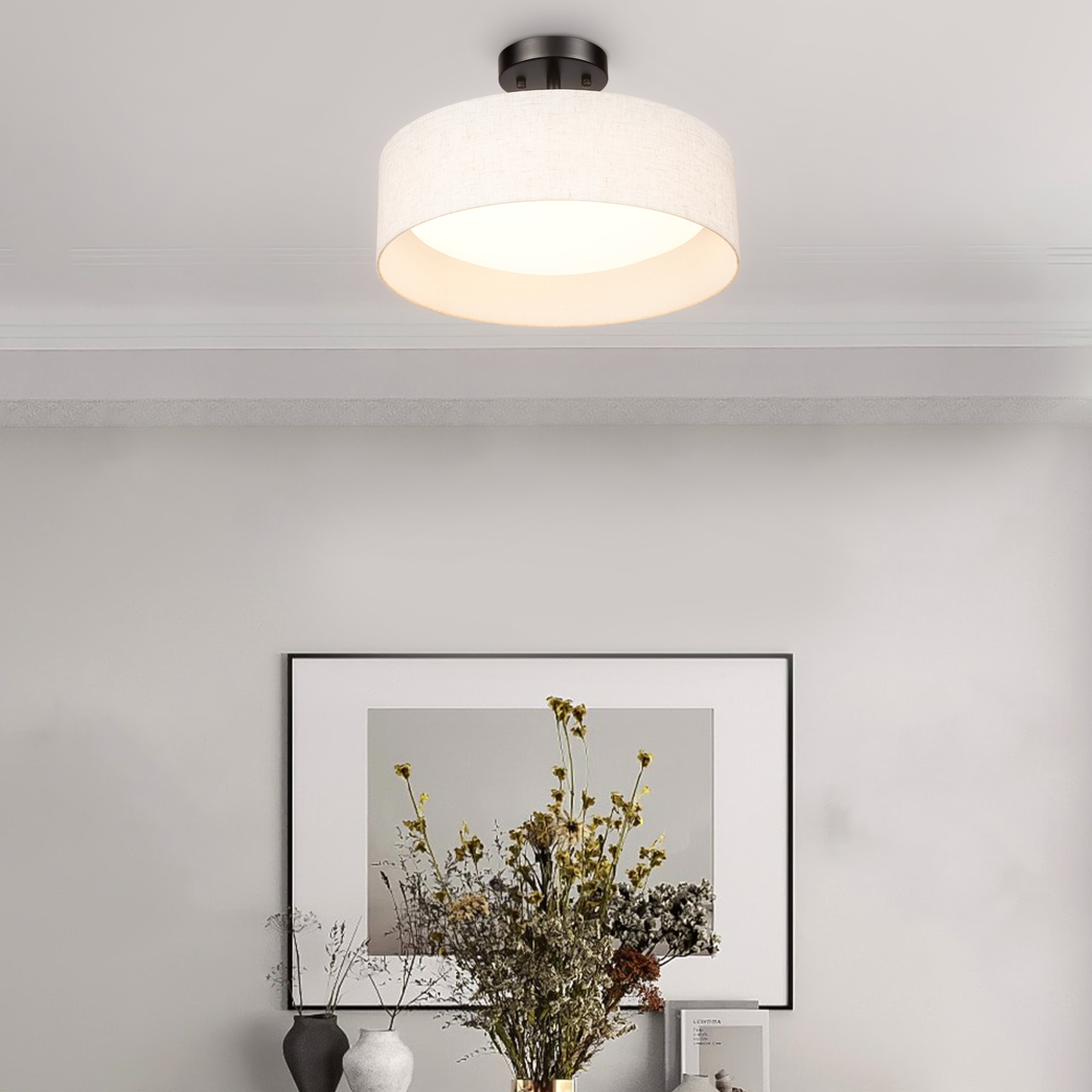 Aeris 15 inch 24W LED Flush Mount Ceiling Light