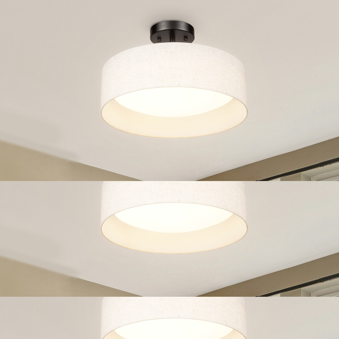 Aeris 15 inch 24W LED Flush Mount Ceiling Light