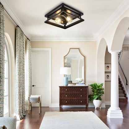 Noir Farmhouse Ceiling Light Fixture
