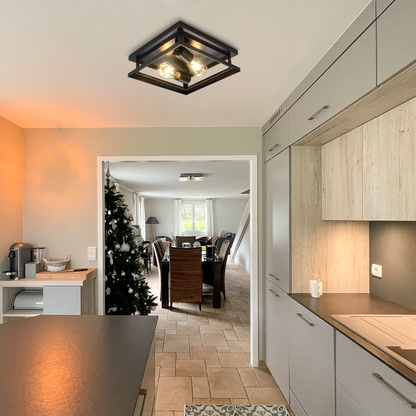 Noir Farmhouse Ceiling Light Fixture