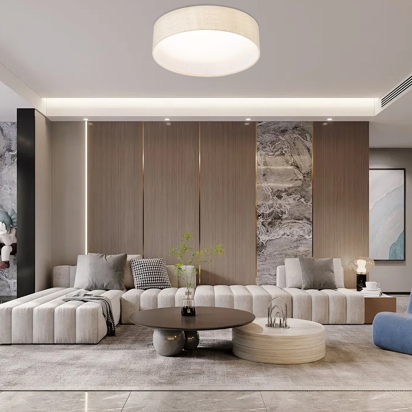 Aeris 12 inch Flush Mount 5CCT