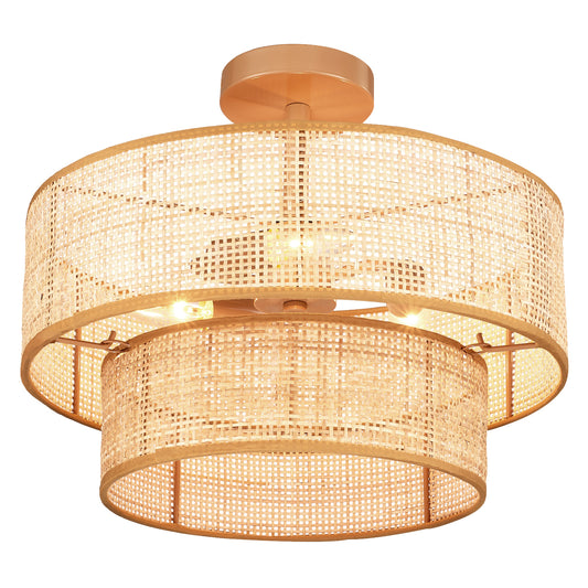 Loofcraft 16 inch Two Tier Ceiling Light Fixture