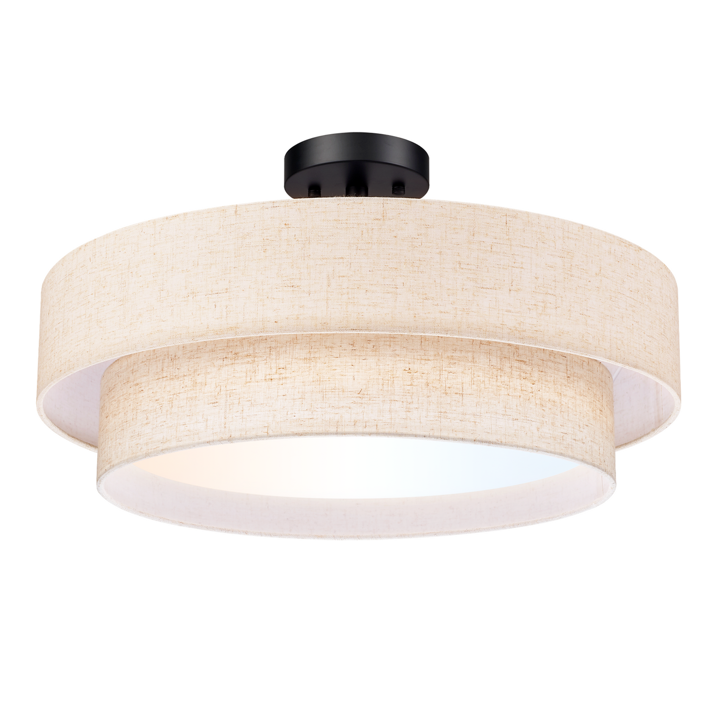 Aeris 20 Inch 48W LED Semi Flush Mount Ceiling Light
