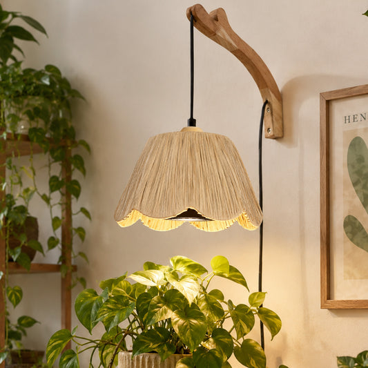 Aurelia Boho Hanging Grow Light Wall Sconce with 18W Bulb