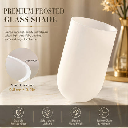 Hamilyeah Modern Gold Wall Sconces Set of Two with Milky White Glass Shades