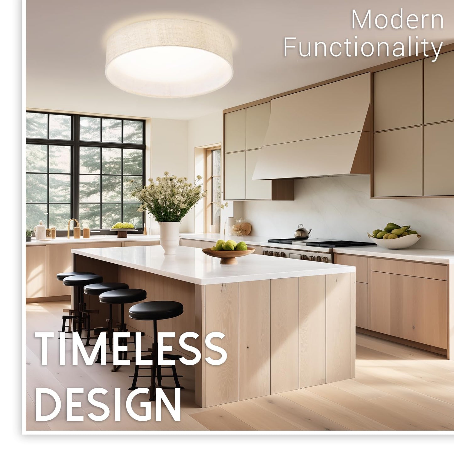 Aeris 12 inch Flush Mount 5CCT