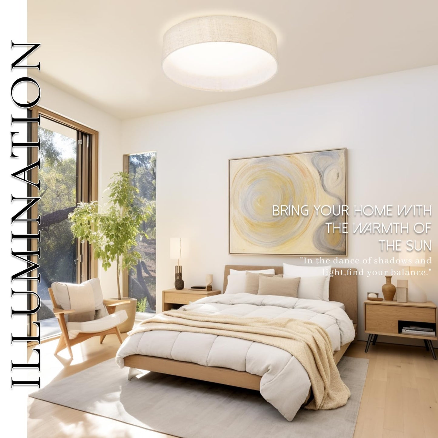 Aeris 12 inch Flush Mount 5CCT