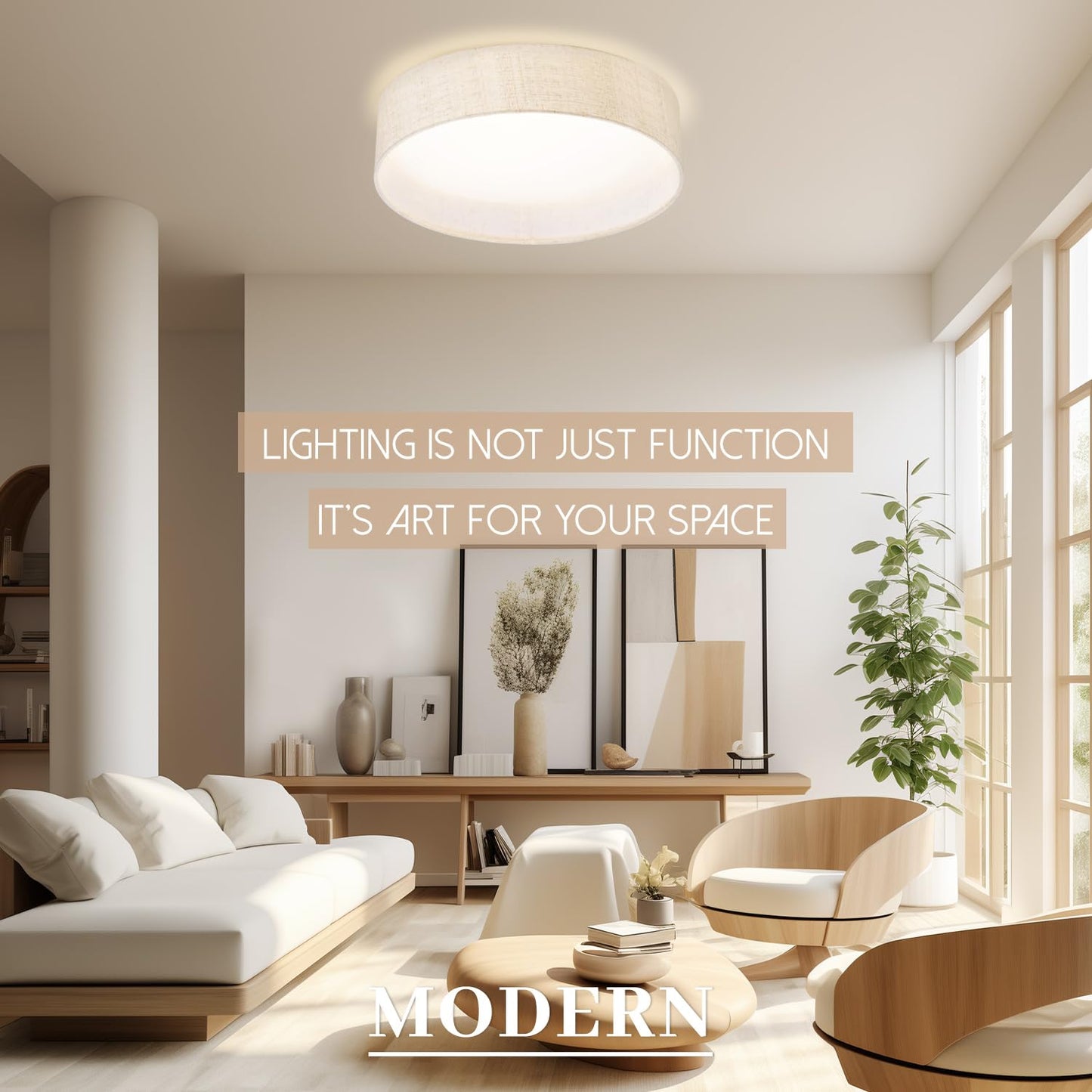 Aeris 12 inch Flush Mount 5CCT