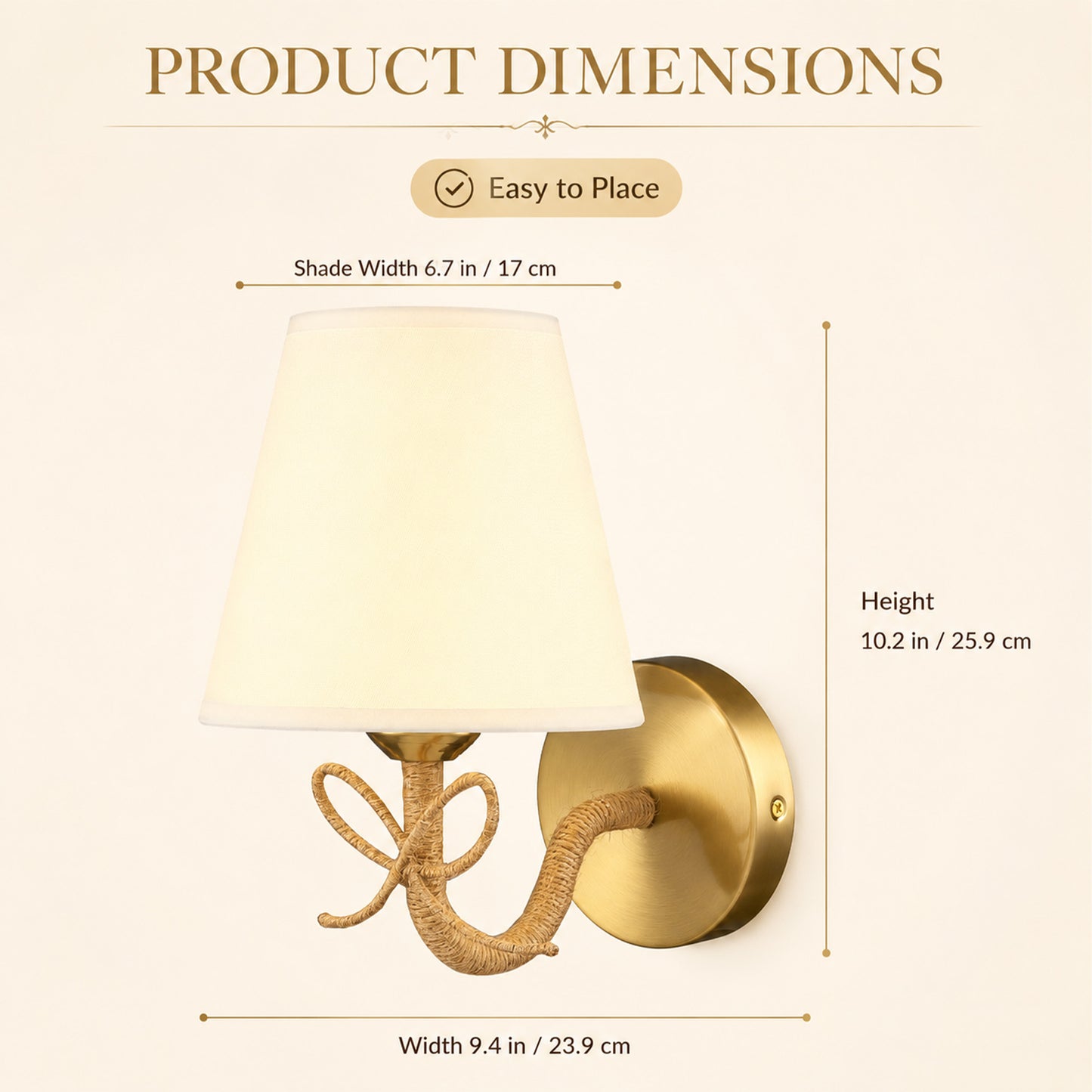 Aurelia  Gold Bow Cordless Wall Sconces Set of 2 with Rechargeable RGB Bulbs