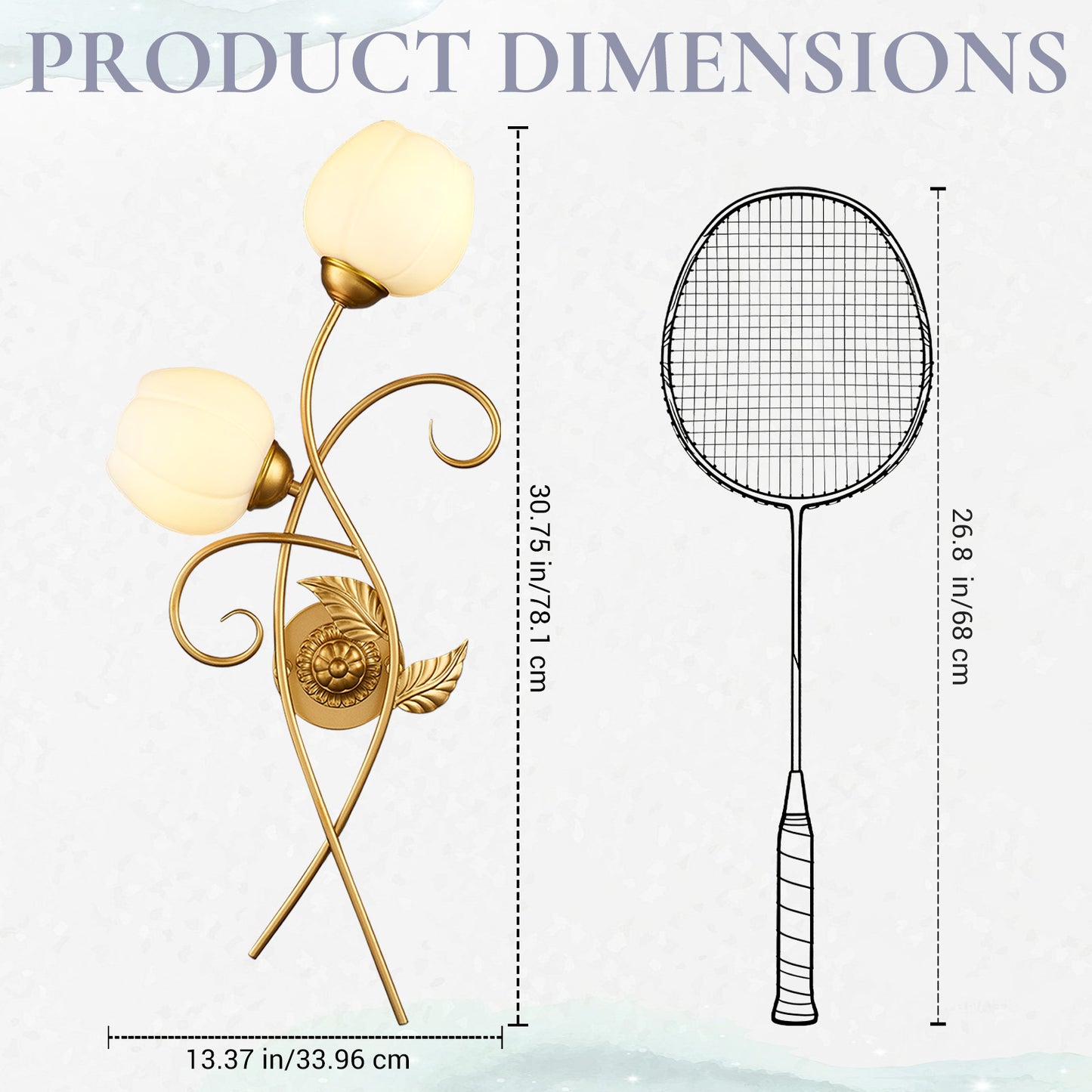 Aurelia Gold 2-Light Vintage Wall Sconces